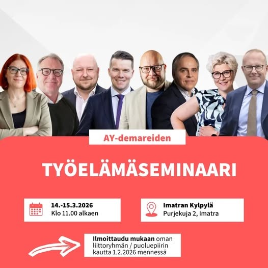Työelämäseminaari 14.-15.3.